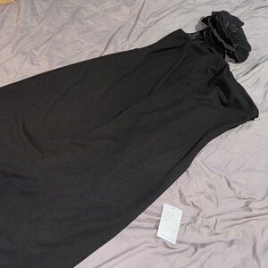 MARINA ONE SHOULDER FLOWER DRESS